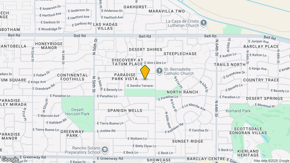 5921 E Grandview Rd Map and Location Details
