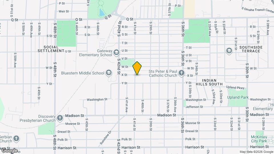 3941 X St Map and Location Details