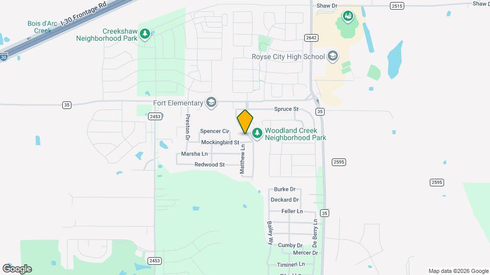 725 Orchid Blvd Mapa y Detalles de la Ubicación