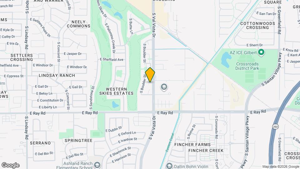 1571 E Orchid Ct Map and Location Details