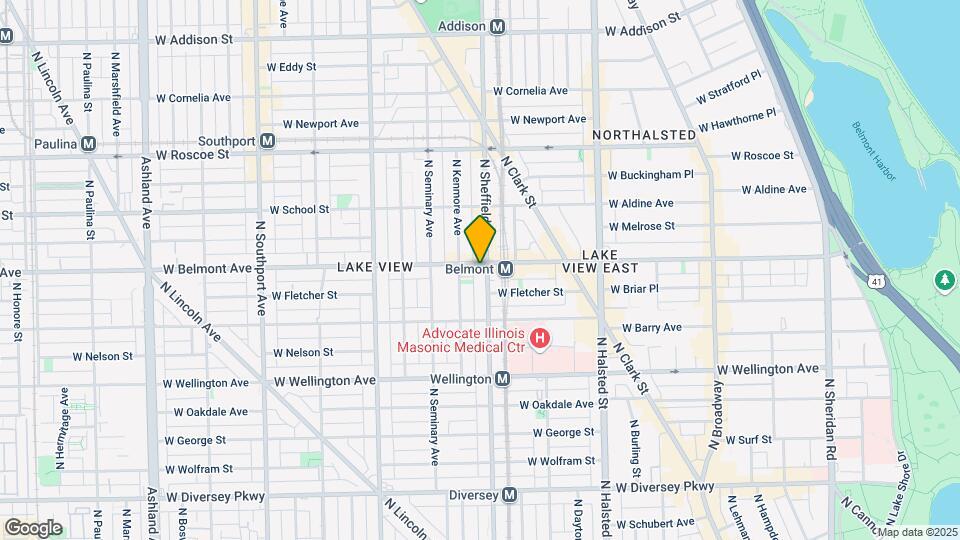 3150 N Sheffield Ave-Unit -501 Map and Location Details