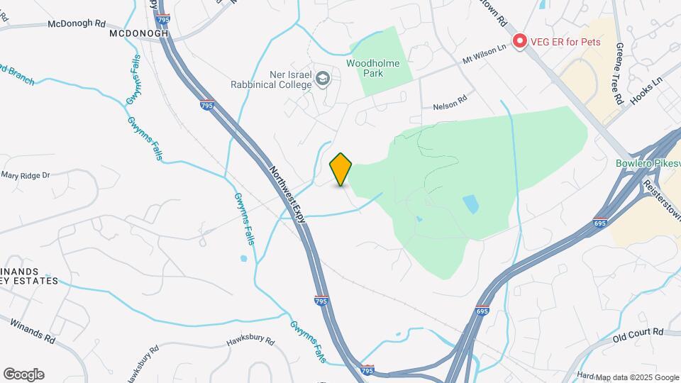 1730 Water Xing Rd Map and Location Details