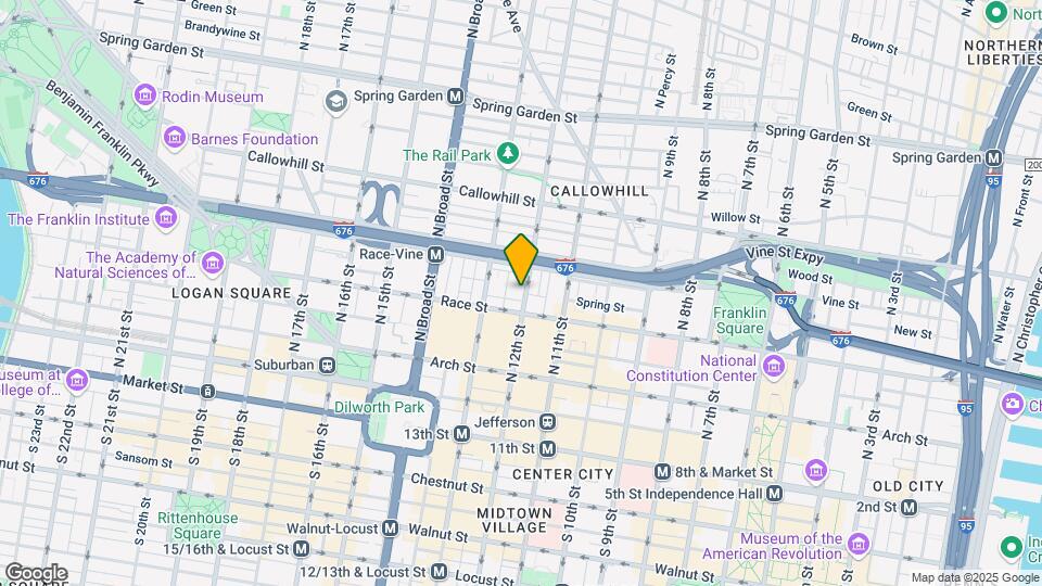 216 N 12th St Map and Location Details