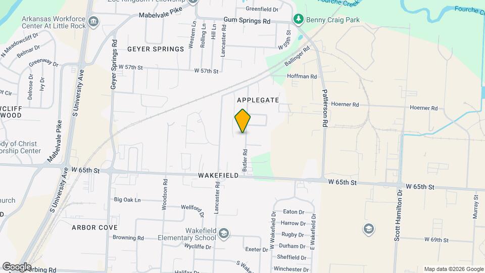 6120 Butler Rd Map and Location Details