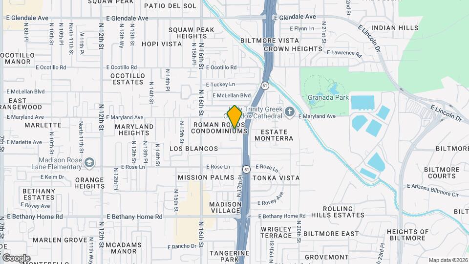Madison Square Mapa y Detalles de la Ubicación
