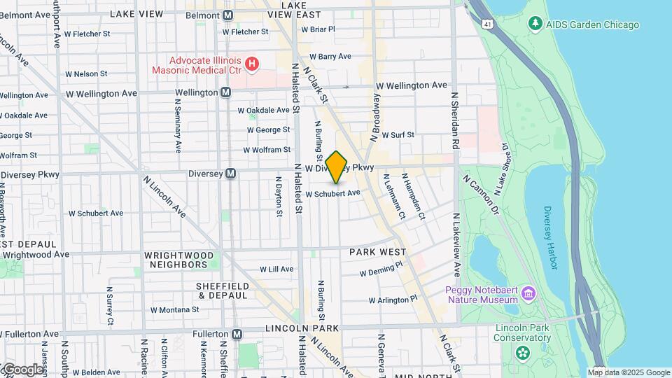 700 W Schubert Ave Map and Location Details