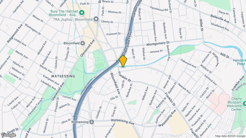 255 Newark Ave Map and Location Details