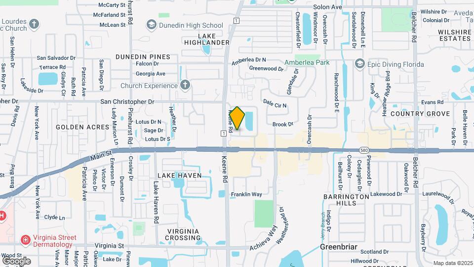 1542 Andover Dr Map and Location Details