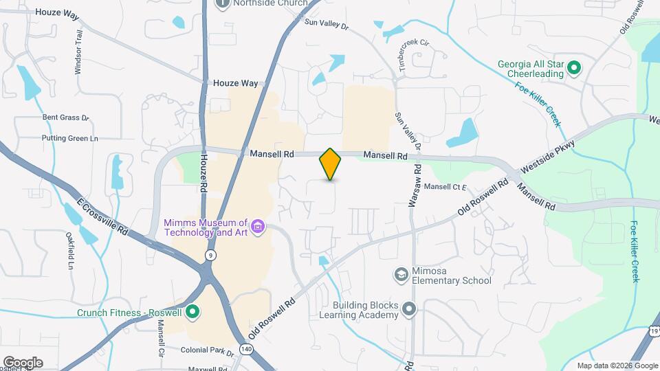 100 Roswell Commons Way Map and Location Details