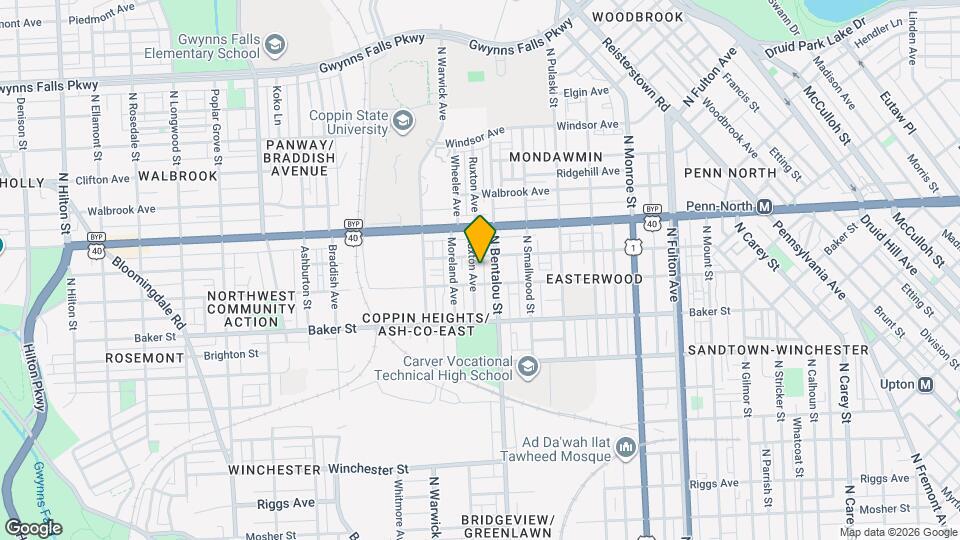 1719 Ruxton Ave Map and Location Details