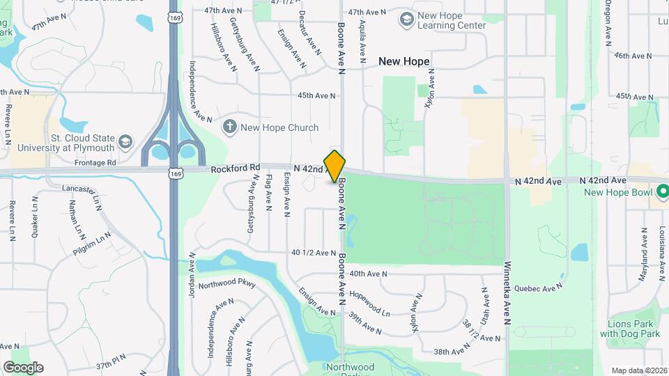 4151 Boone Ave N Map and Location Details