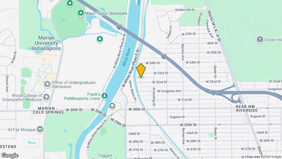 1460 W 32nd St Map and Location Details