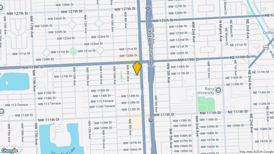 715 NW 116th Terrace Map and Location Details