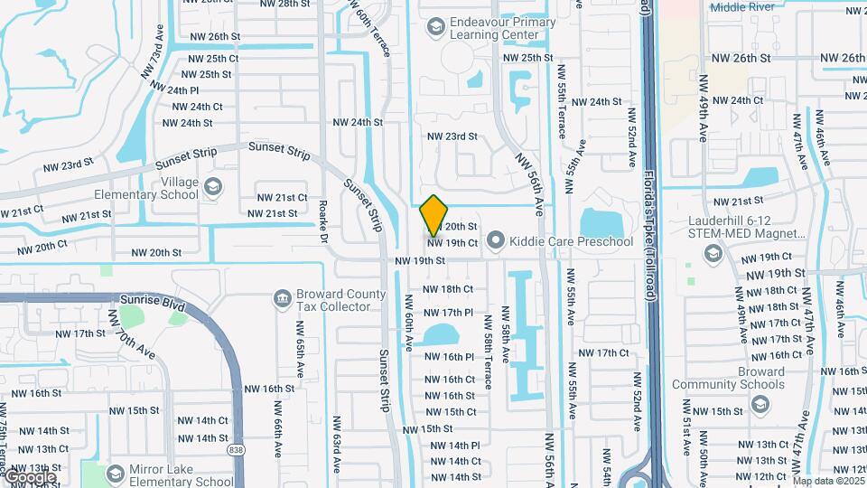 5972 NW 19th St Map and Location Details