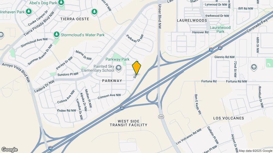 712 Sandy Dr NW Map and Location Details