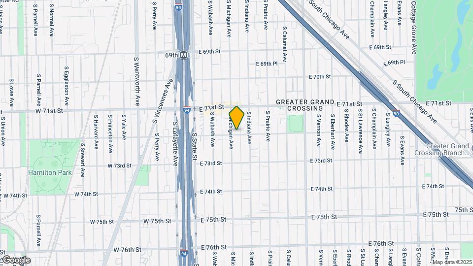 7157 S Michigan Ave Map and Location Details