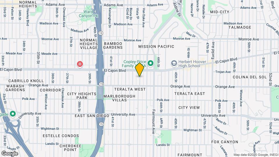 4250 Van Dyke Ave Map and Location Details