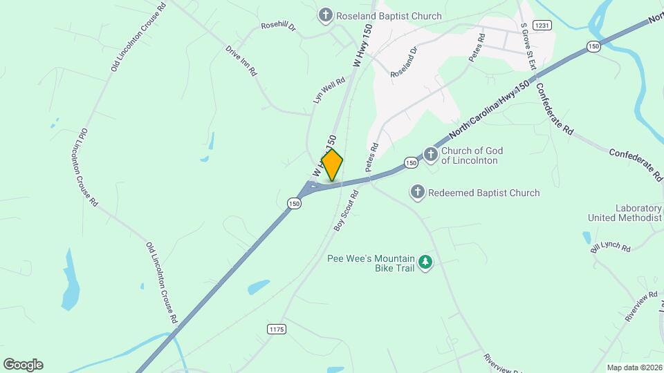 1073 North Carolina Hwy 150 Map and Location Details