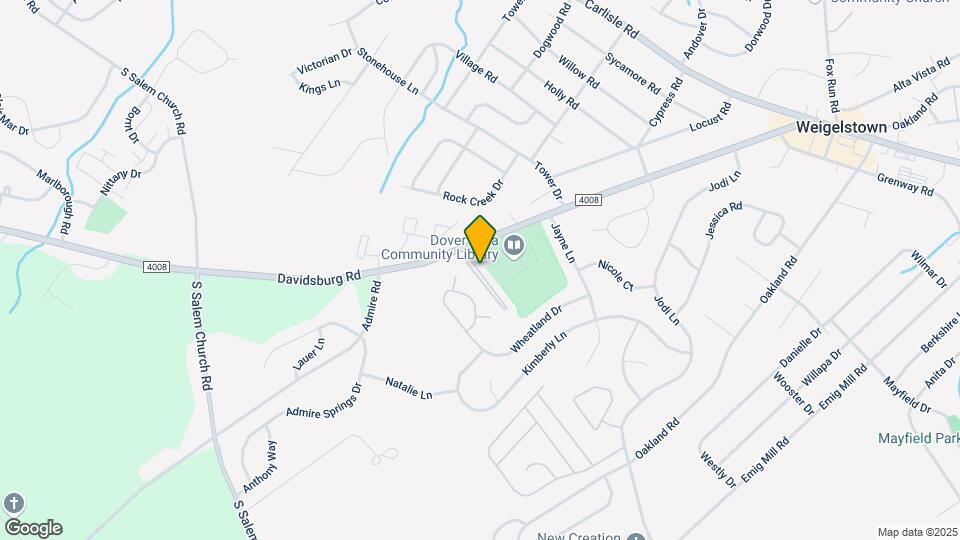 3720 Davidsburg Rd Map and Location Details