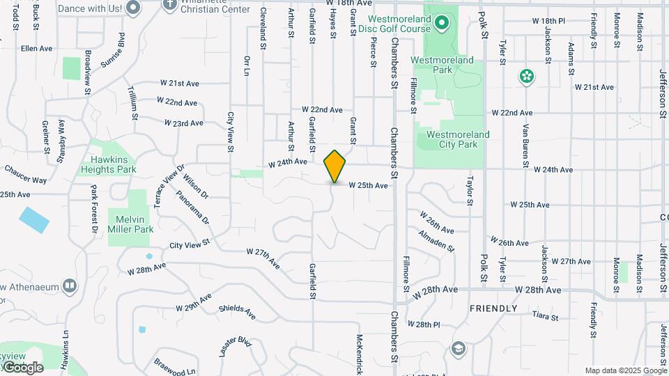1890 W 25th Ave, Unit 1 Map and Location Details