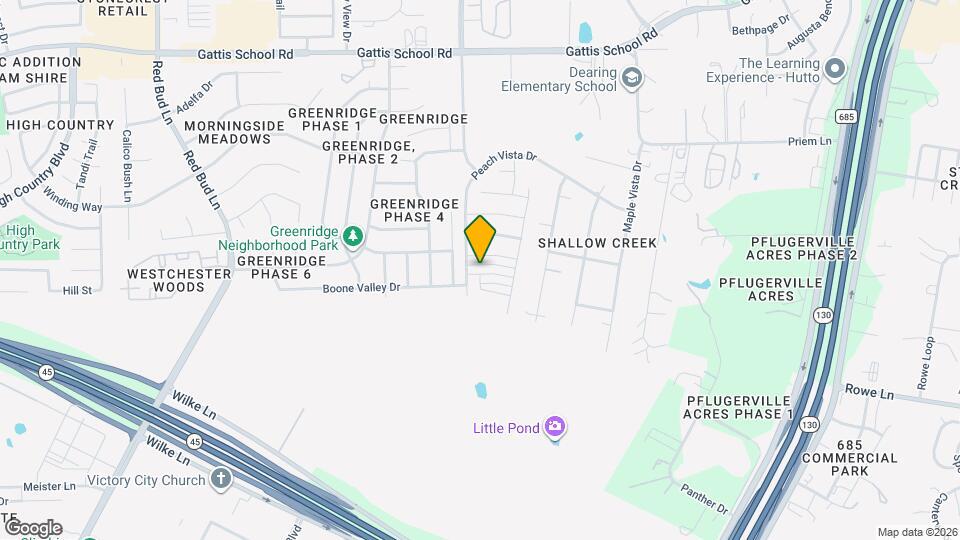 706 Coconut Grove St Map and Location Details