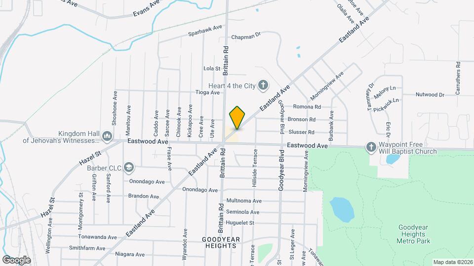 837 Eastland Ave Map and Location Details