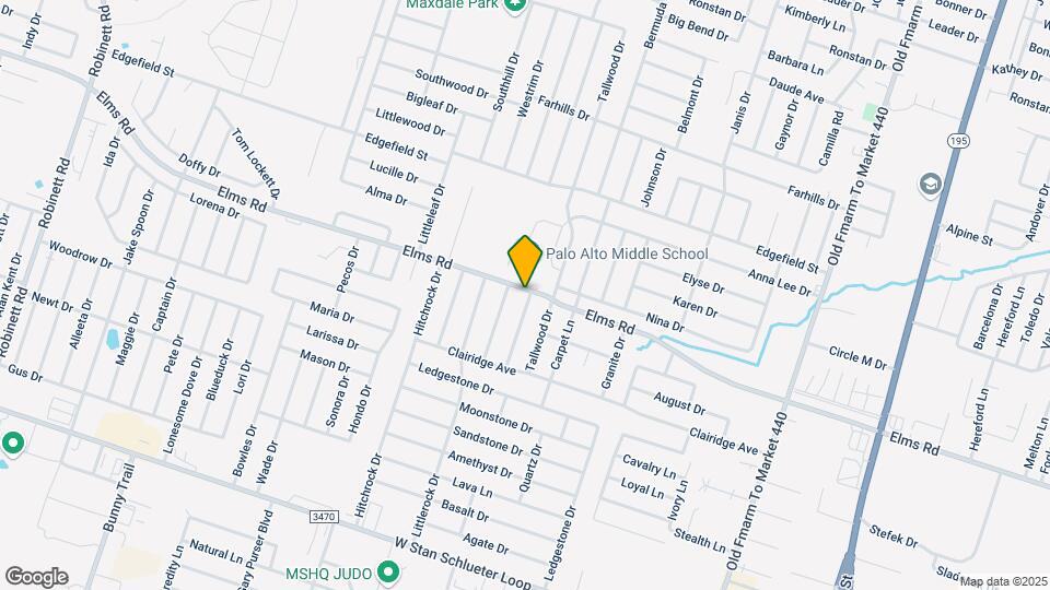 3801 Riverrock Dr Map and Location Details