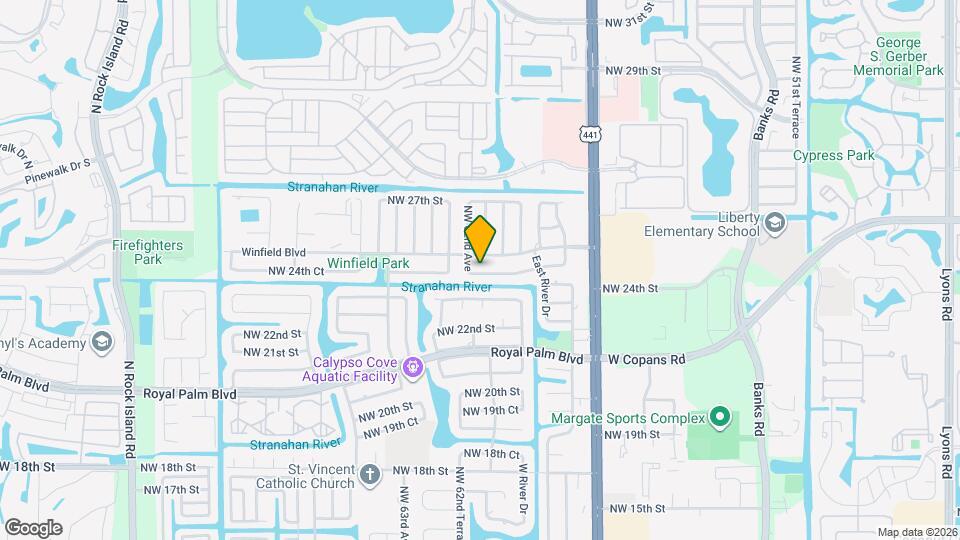 6135 NW 24th Ct Map and Location Details