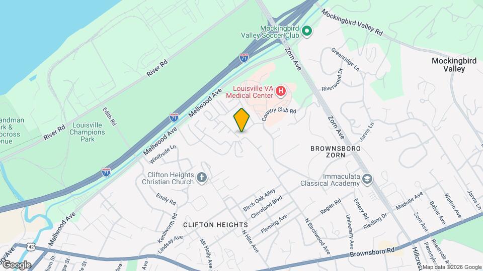 416 Highwood Dr Map and Location Details