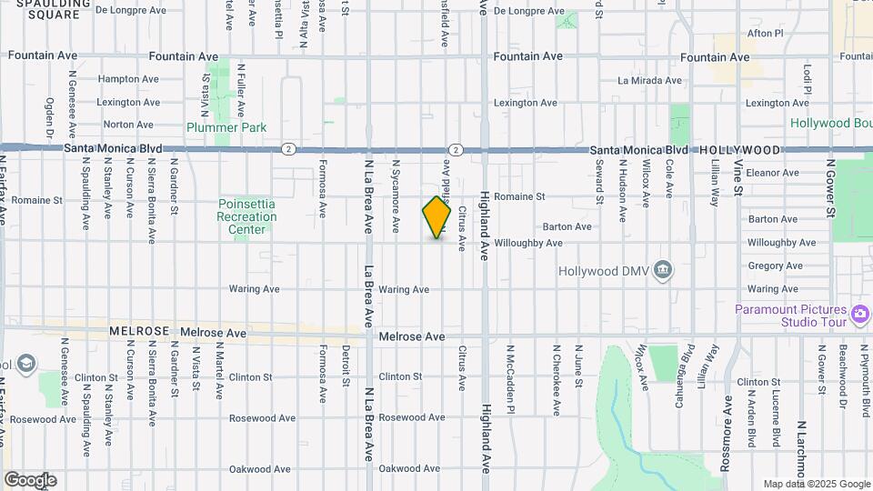 6900 Willoughby Ave, Unit 6902 Map and Location Details