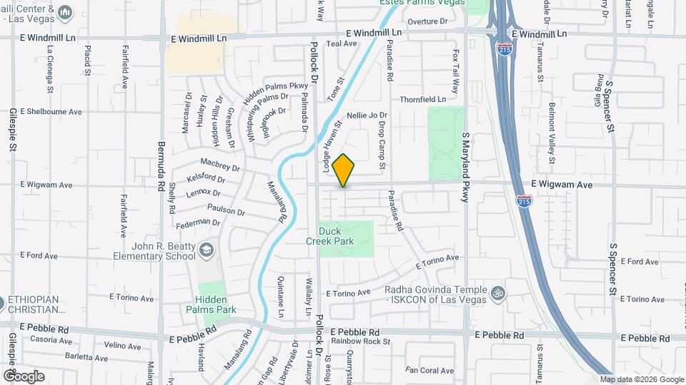 8521 Park Villa St Map and Location Details