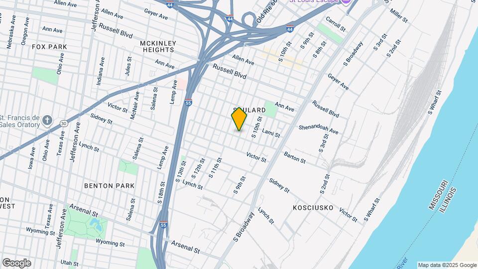 2359 Menard St Mapa y Detalles de la Ubicación