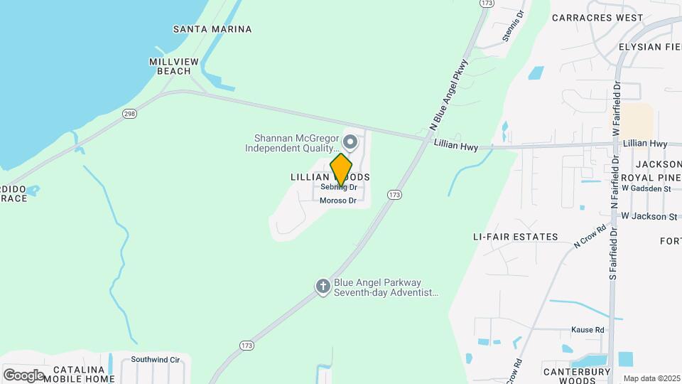 9121 Sebring Dr Map and Location Details