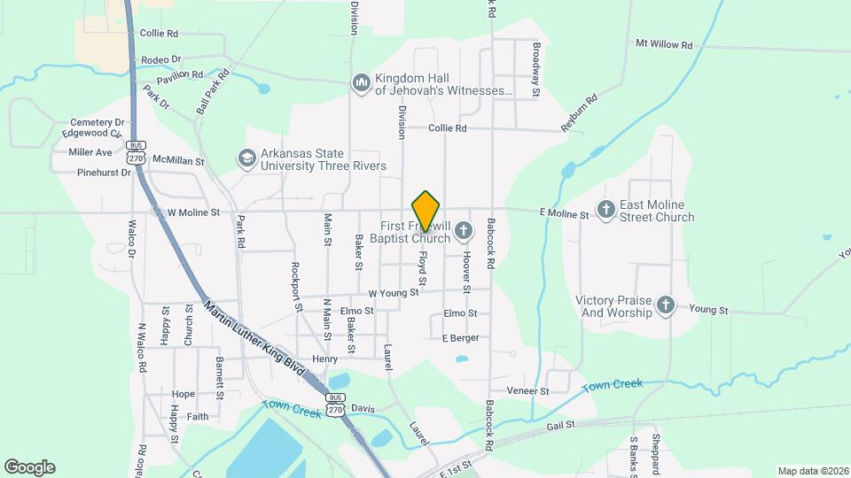 735 Floyd St Map and Location Details