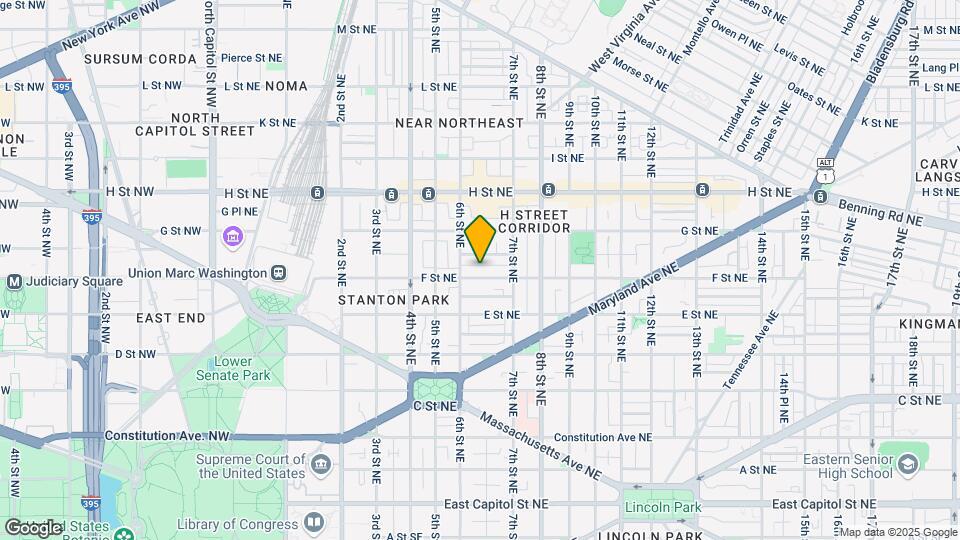 620-622 F St NE Mapa y Detalles de la Ubicación
