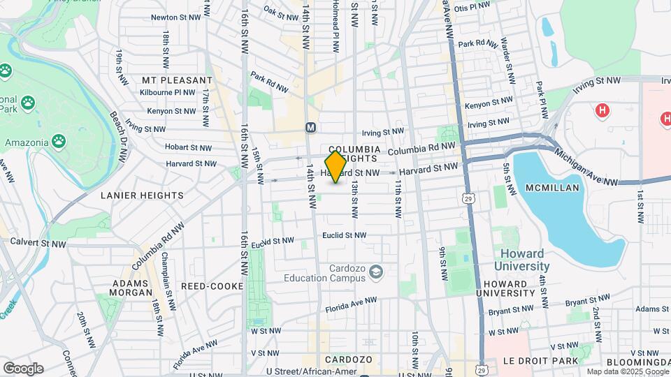 1337 Girard St NW Map and Location Details