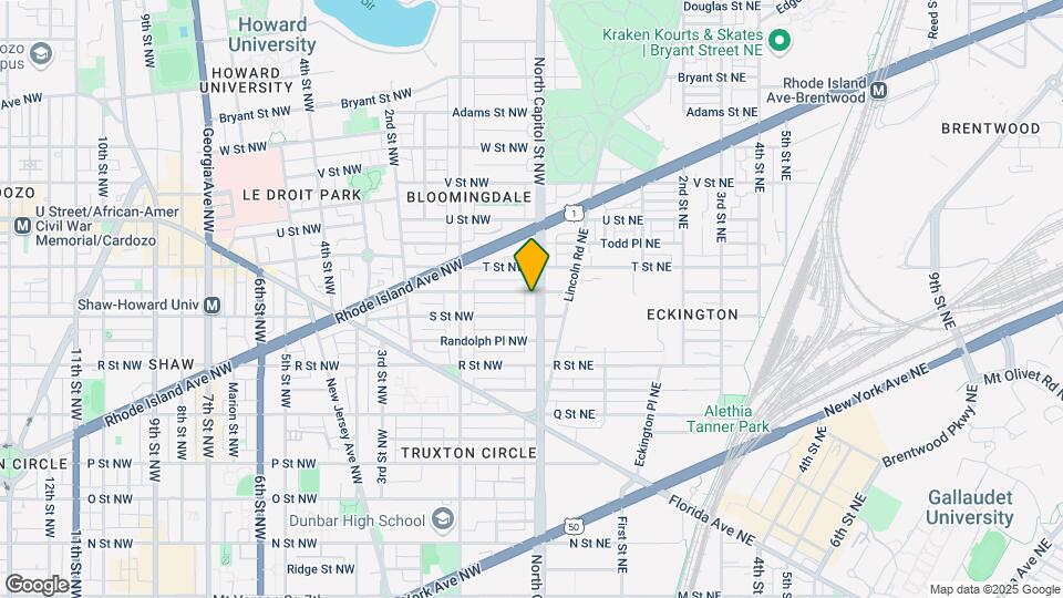 1812-1814 N Capitol St NW Map and Location Details