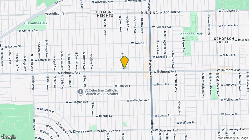 7350 W Belmont Ave Map and Location Details