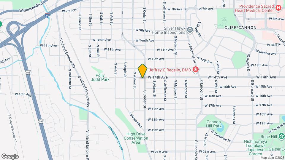 1406-1408 S Cedar St Map and Location Details