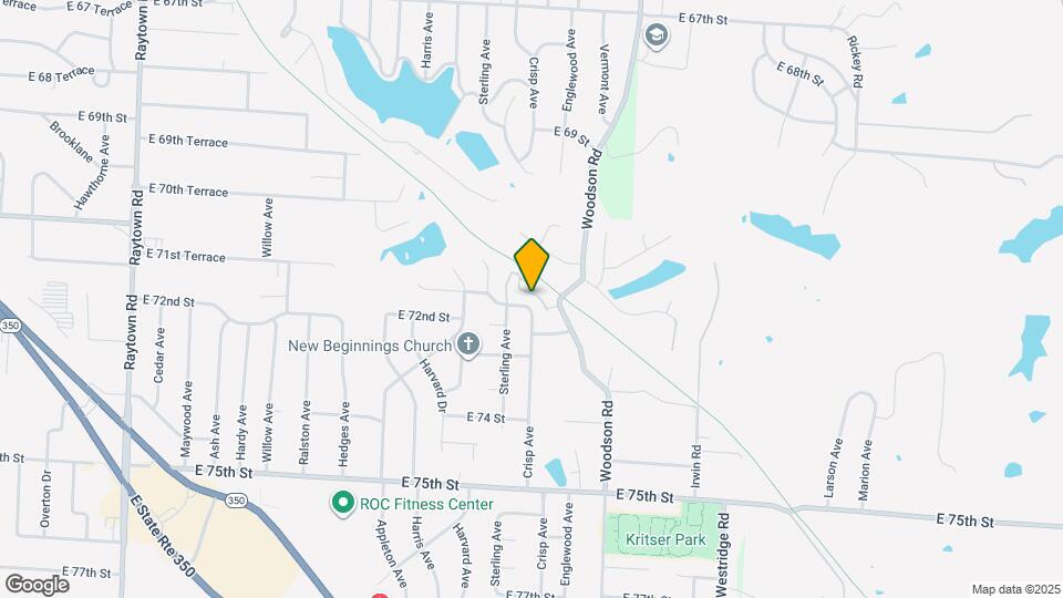 11274 E 71st Terrace Map and Location Details