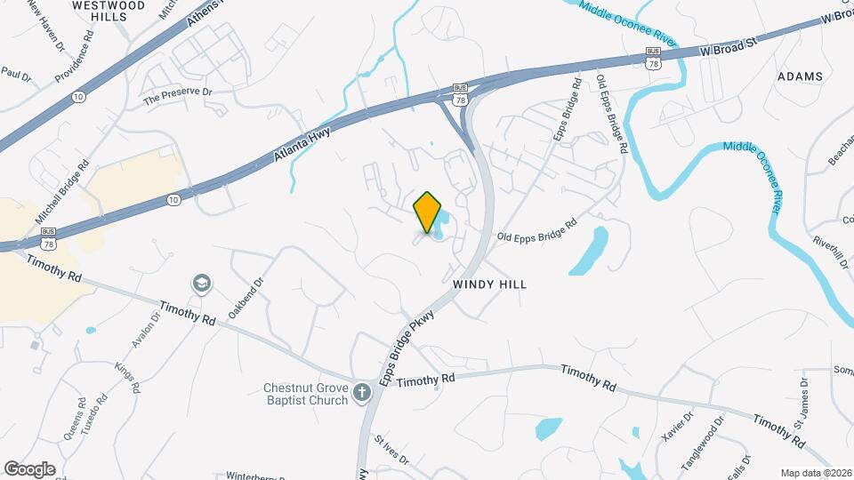 125 Wood Lake Dr Map and Location Details