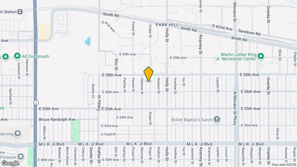 3641 Grape St, Unit Grape St Map and Location Details