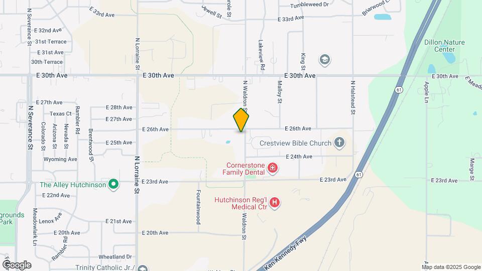 2517 N Waldron St Map and Location Details