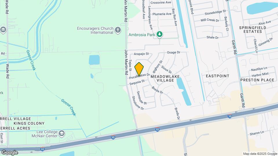 4202 Pocahontas Dr Map and Location Details