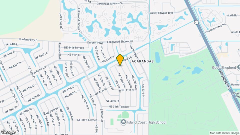 4224 NE 22nd Pl Map and Location Details