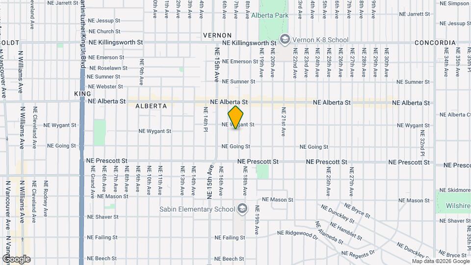 4715 NE 17th Ave Map and Location Details