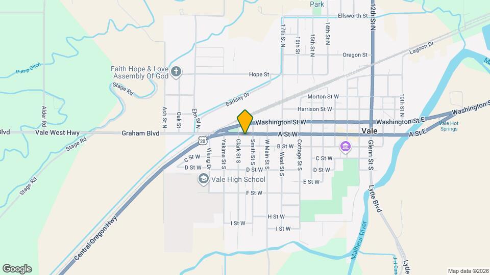 Malheur Village Apartments Map and Location Details