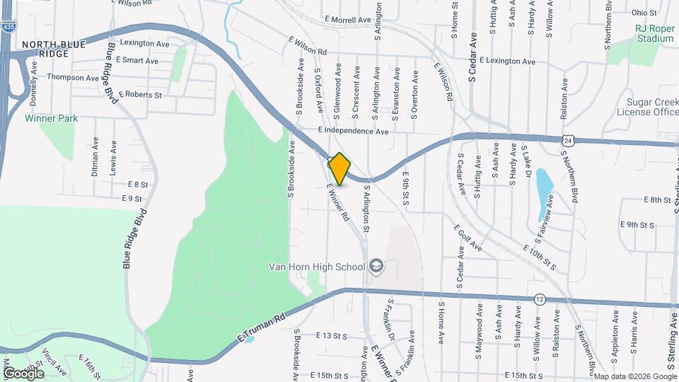 9409 E Winner Rd Map and Location Details