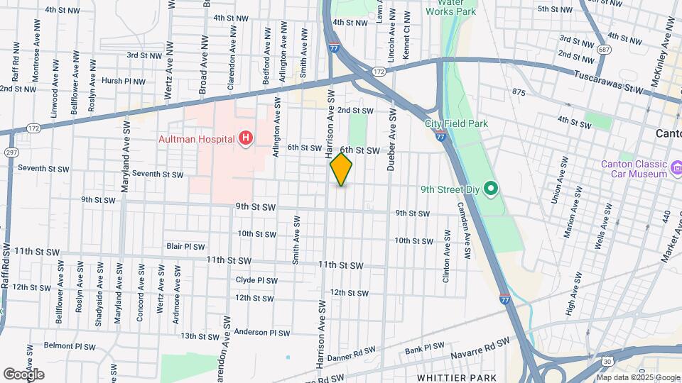 713 Greenfield Ave SW Map and Location Details