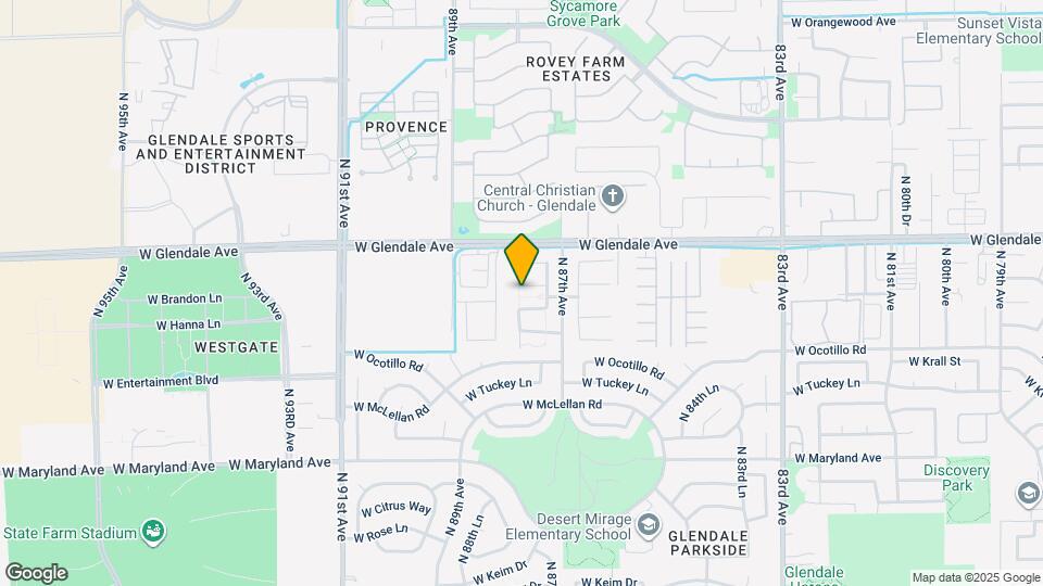 8773 W Flynn Ln Map and Location Details